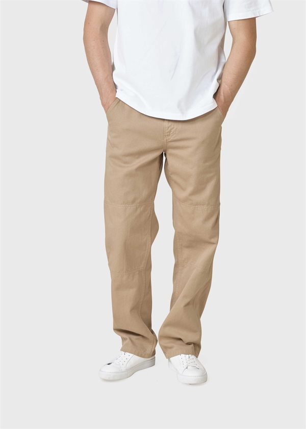 Klitmøller Collective - Jimmy Twill Pants - Washed Sand